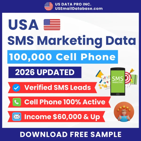 100K USA SMS Marketing Database (2026)