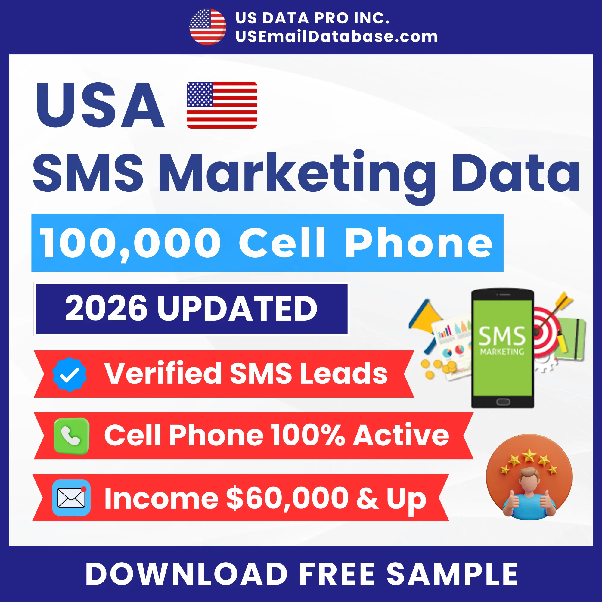 100K USA SMS Marketing Database (2026)