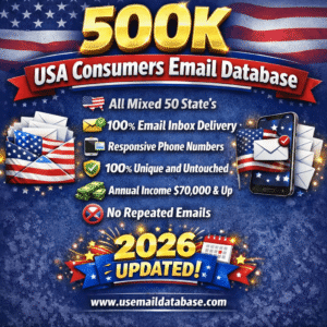 500K USA Consumers Email Database (2026)