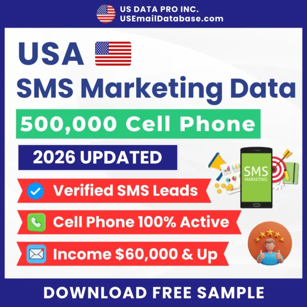 500K USA SMS Marketing Database (2026)